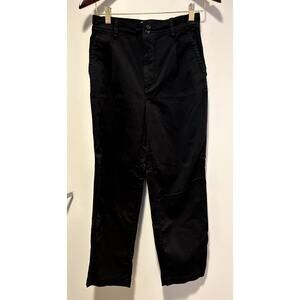 Everlane Wide- Leg Pants  Black Cargo Pants Size 2